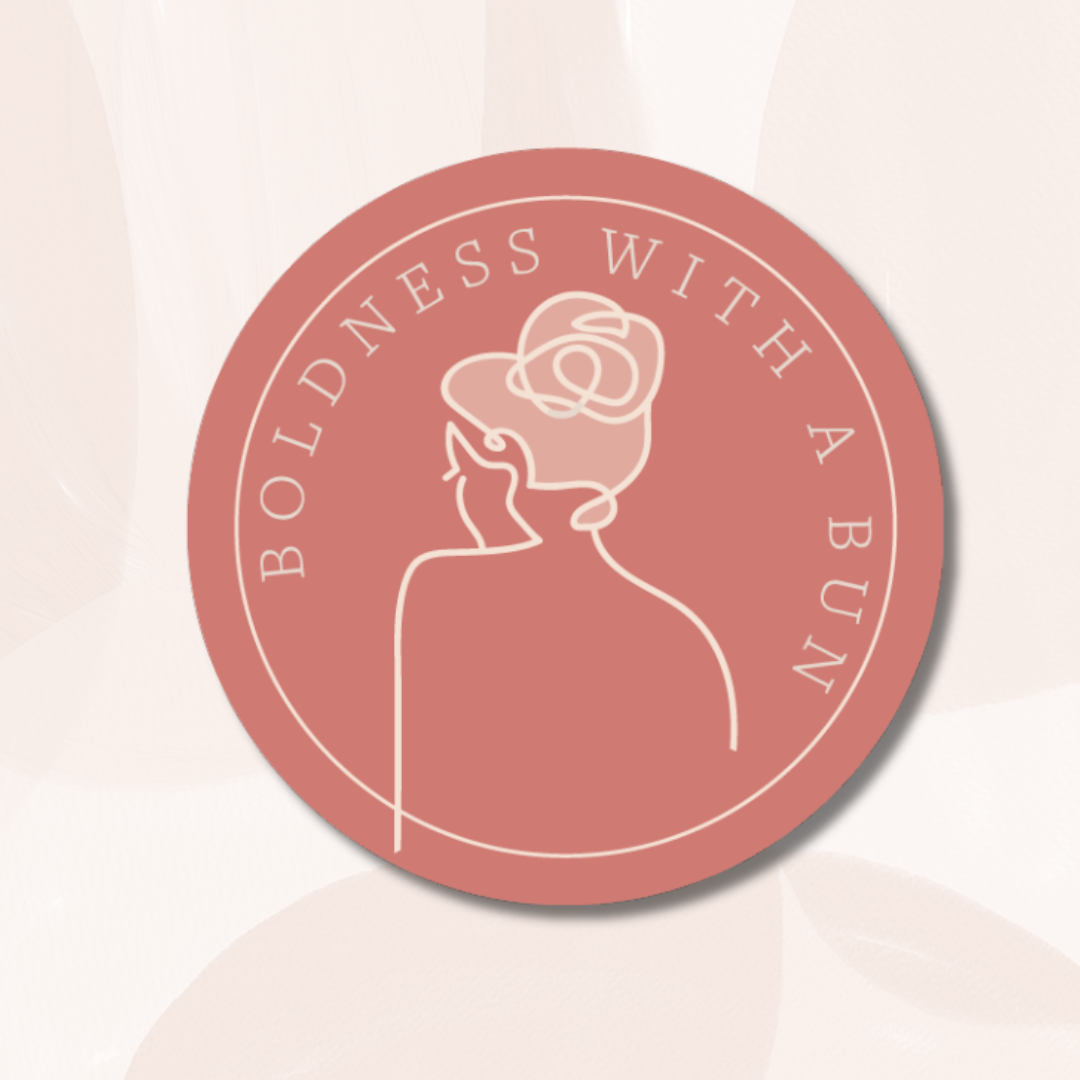 Boldness with a Bun Logo Sticker