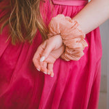 Elsa | Blushing Jumbo Scrunchie