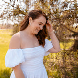Greta | Pearl Hoops