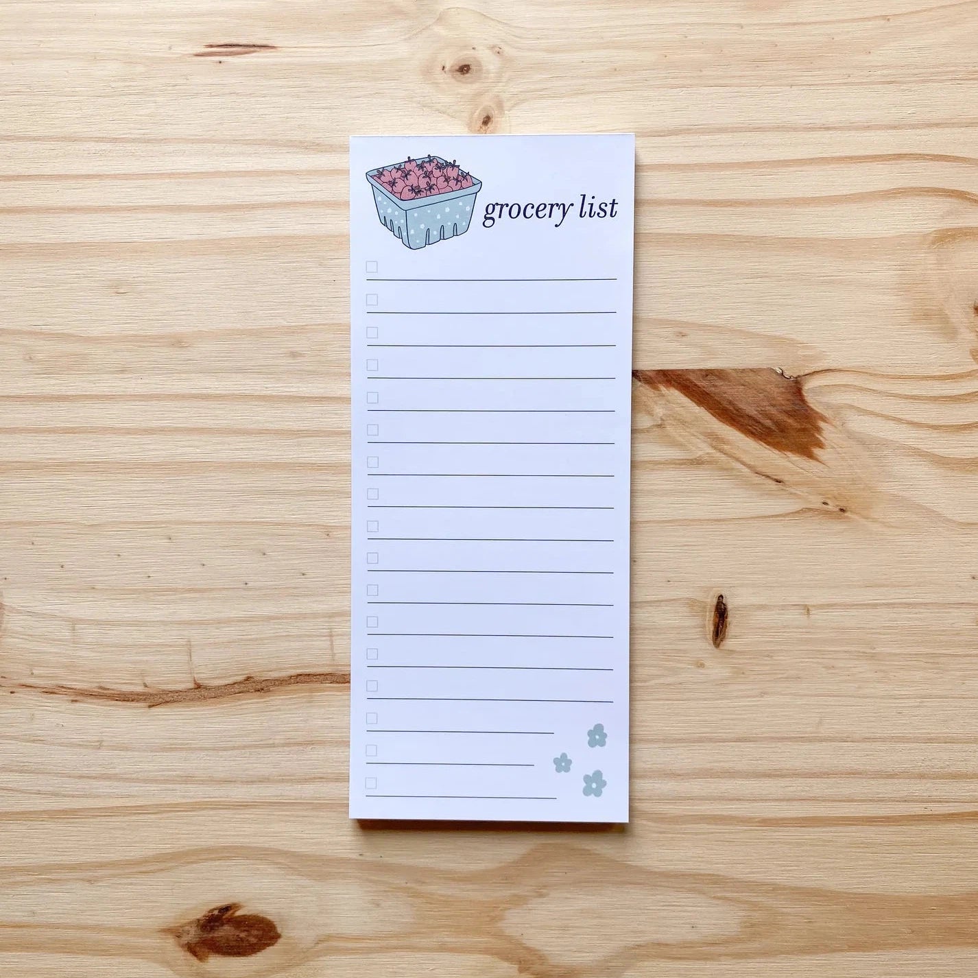 Grocery List Notepad