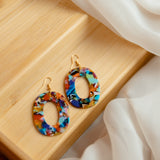 Sutton | Rainbow Acrylic Earrings