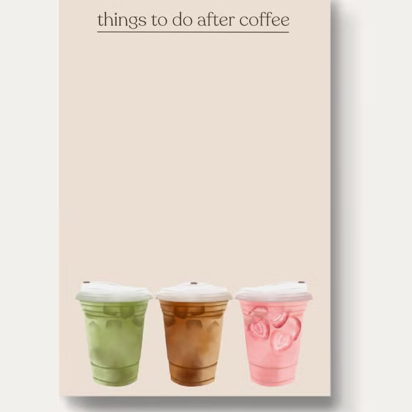 Coffee Notepad