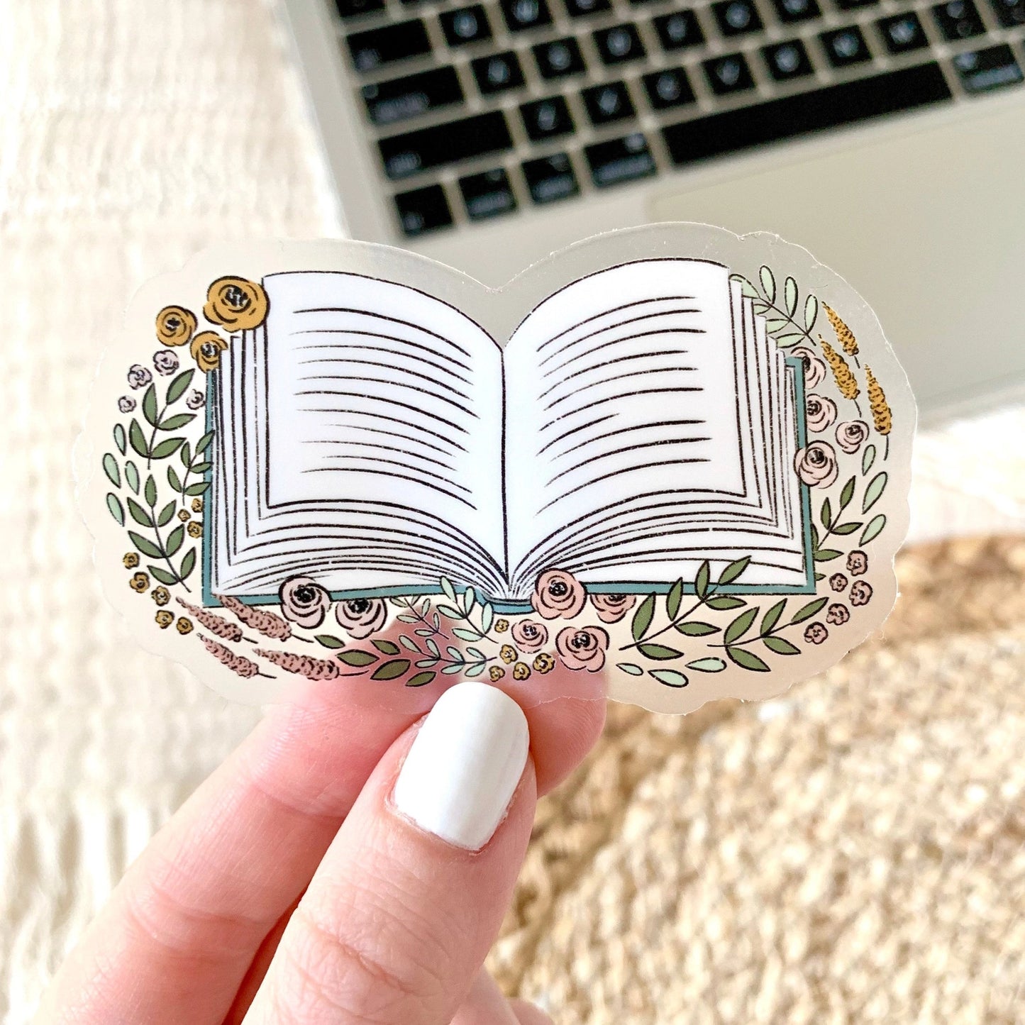 Open Book Sticker