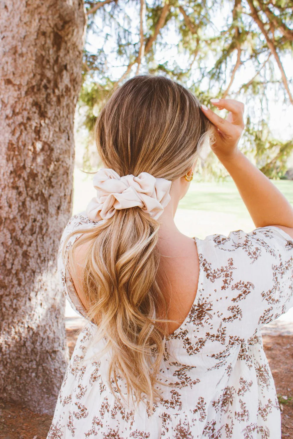 Elsa | Jumbo Satin Scrunchie