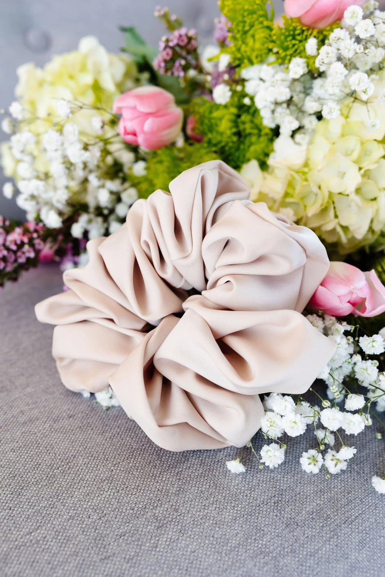 Elsa | Jumbo Satin Scrunchie