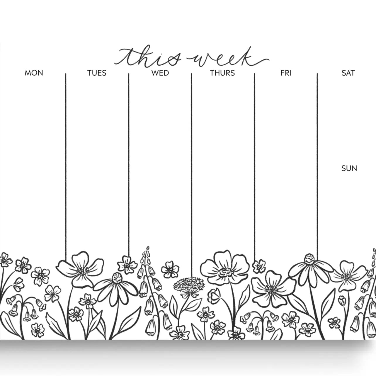 Weekly Planner Notepad