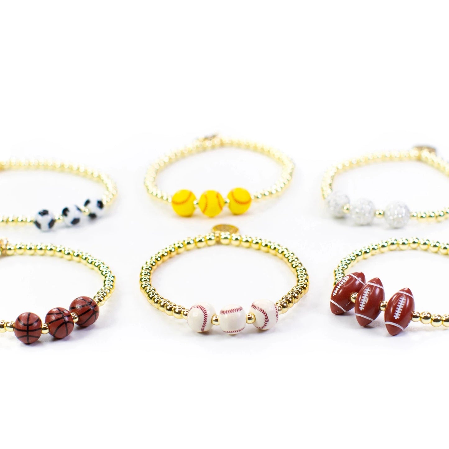 Sports Beaded Bracelet | 18K Gold-Filled