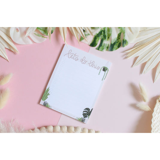 Let's Do This Notepad x Spruce + Sky-Boldness with a Bun