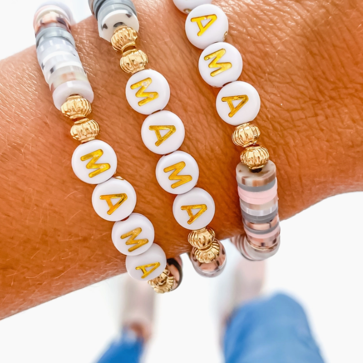 Mama Blush Bracelet-Boldness with a Bun