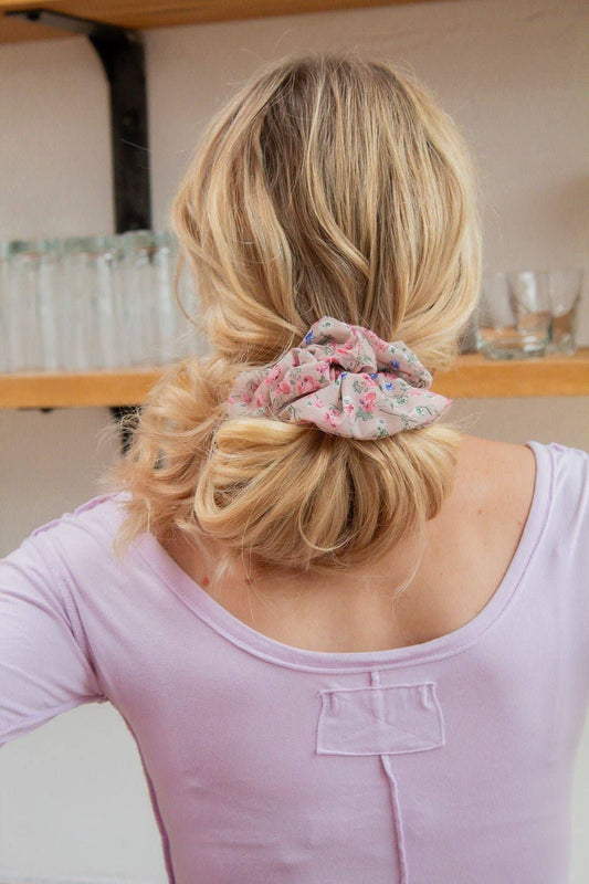 Elsa | Spring Flowers Jumbo Scrunchie