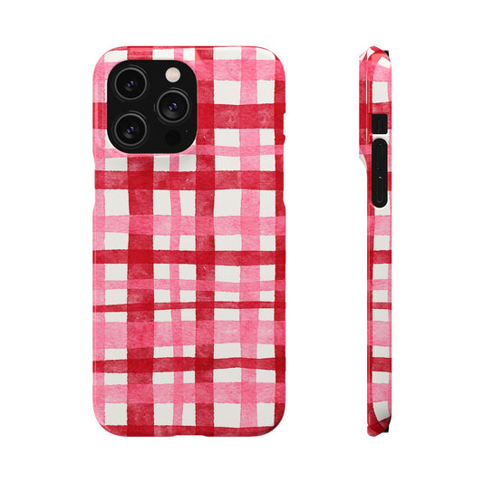 Plaidly in Love | Snap Phone Case