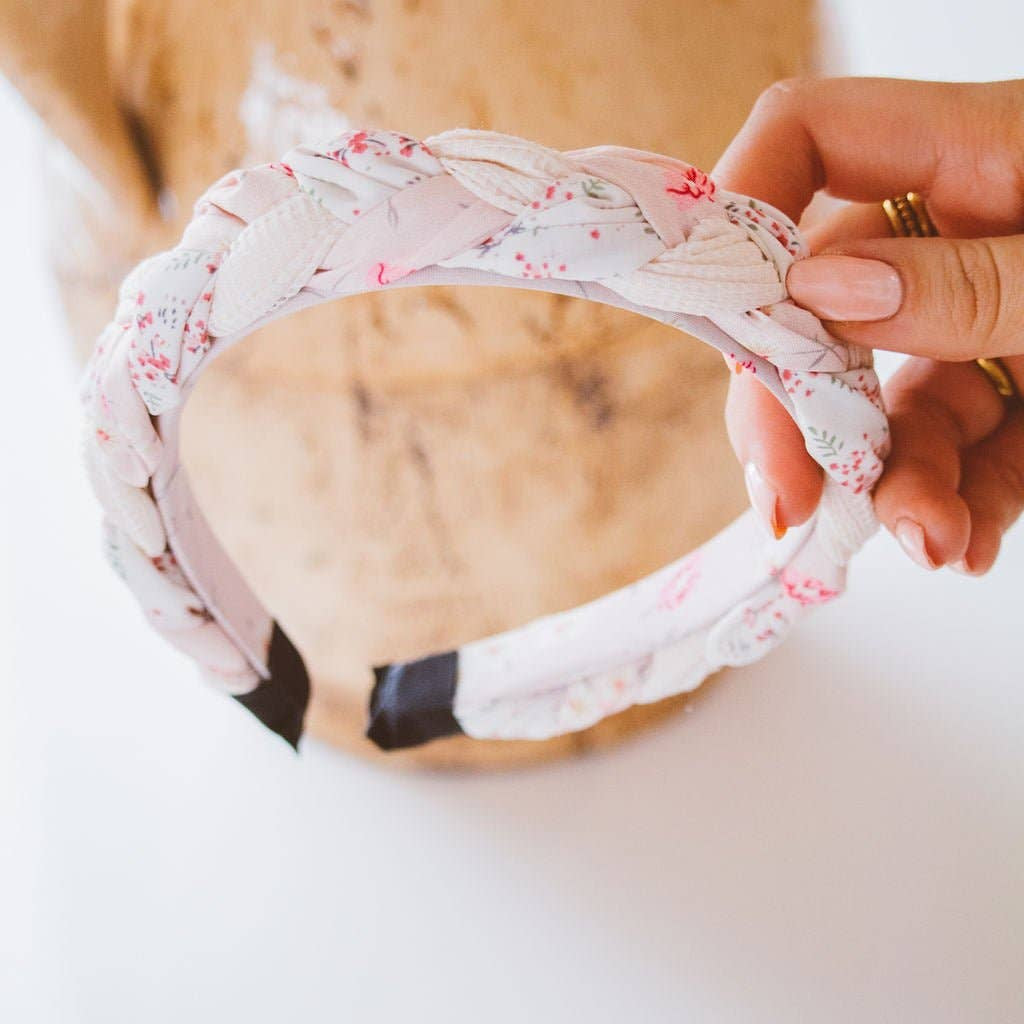 Serena | Floral Braided Headband