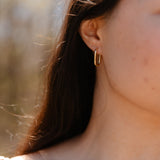Eleni | Gold Huggies