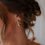 Monica | Gold Hoops