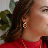 Camille | Triple Hoop Studs