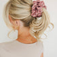 Elsa | Cranberry Rose Jumbo Scrunchie