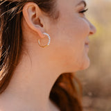 Suzanne | Pearl Hoops
