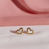 Tracy | Tiny Heart Studs