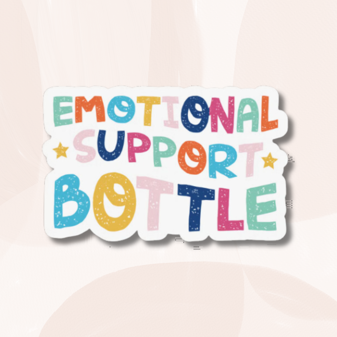 Emotional Support Bottle Sticker