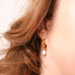 Calla | Pearl Drop Huggies