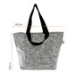 Large Tote Bag - Black & White Spots