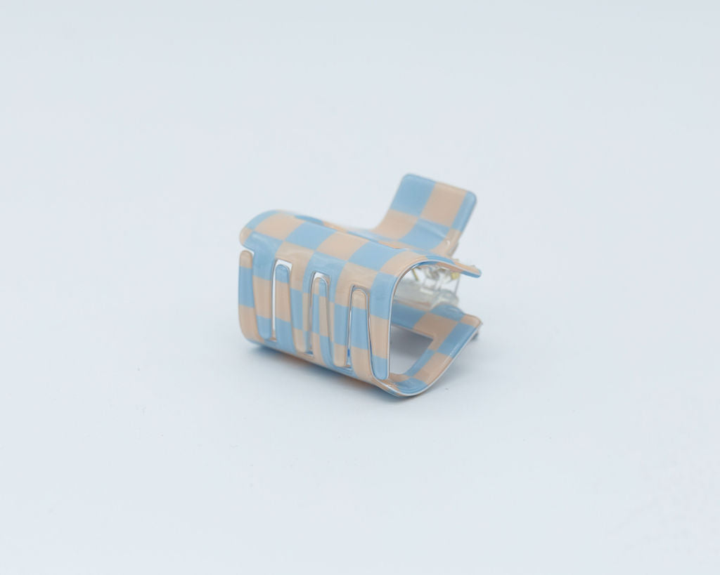 Jayden | Checkered Acrylic Claw Clip