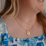 Clementine | Curved Bar Necklace