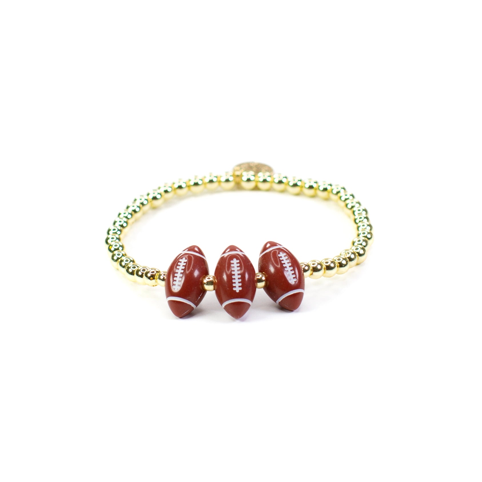 Sports Beaded Bracelet | 18K Gold-Filled-Boldness with a Bun