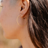 Carly | Gold Hoops