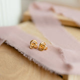 Kenzie | Gold Knot Studs
