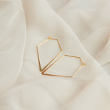 Melinda | Diamond Hoops