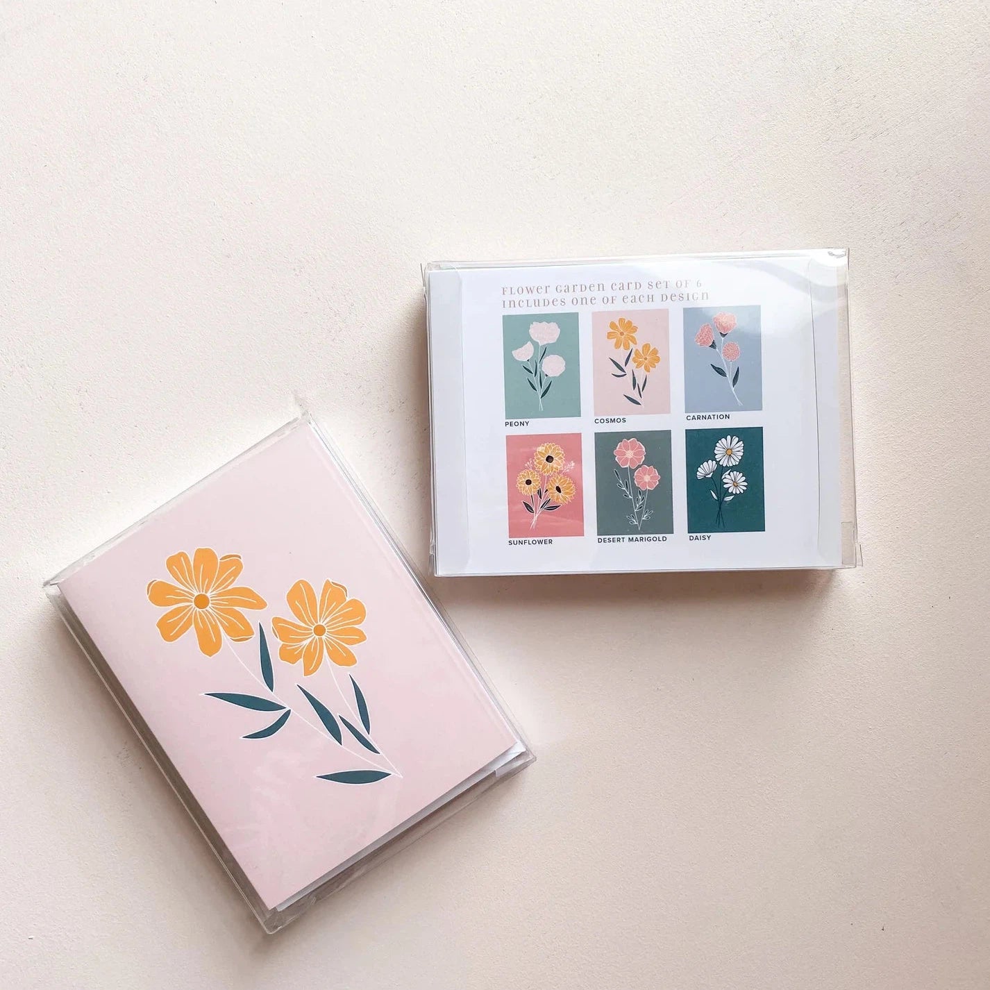Floral Garden - Boxed Card Set-Boldness with a Bun