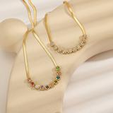 Negroni | Herringbone Statement Necklace