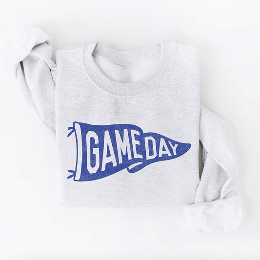 Game Day Pennant Crewneck-Boldness with a Bun