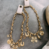 Lucky Seven | Chunky Charm Necklace