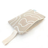 Zipper Pouch - Neutral Squiggles