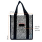 Market Tote Bag - Black & White Spots