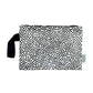 Zipper Pouch - Black & White Spots