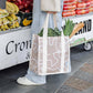Market Tote Bag - Neutral Squiggles