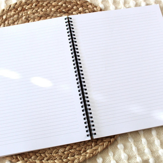 Spiral Lined Notebook (2 Patterns)