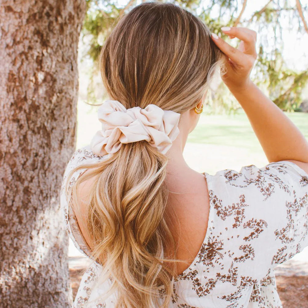 Elsa | Jumbo Satin Scrunchie