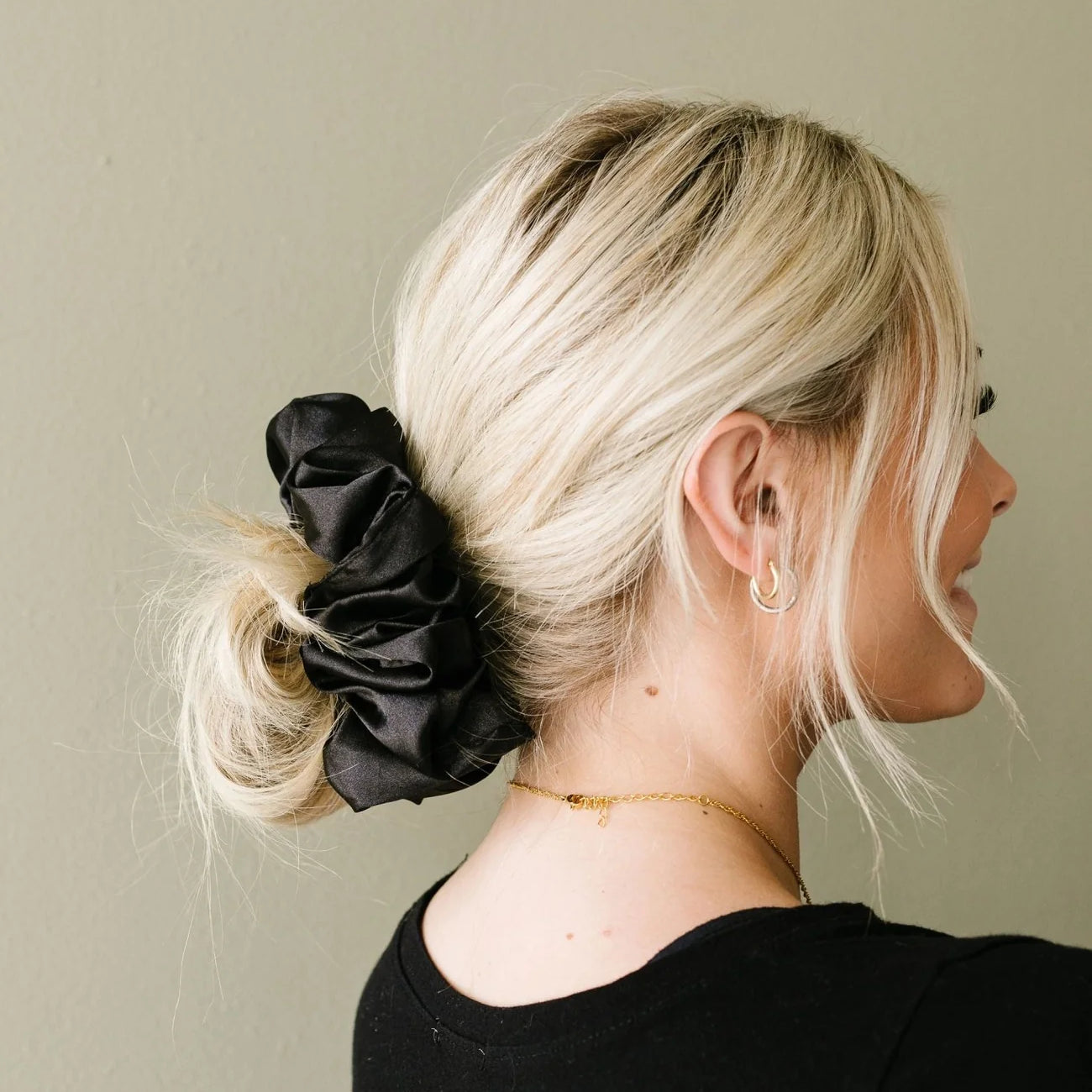 Elsa | Jumbo Satin Scrunchie