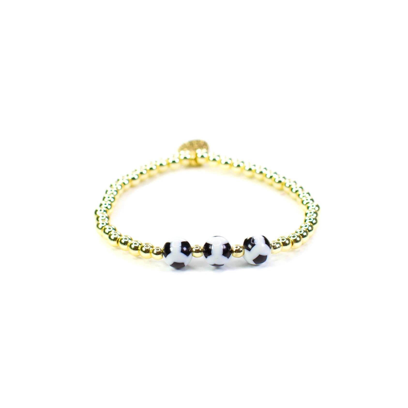 Sports Beaded Bracelet | 18K Gold-Filled-Boldness with a Bun