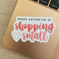 Shopping Small Sticker-Boldness with a Bun